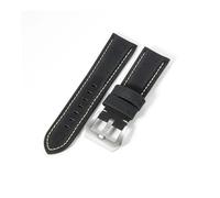 YSABVCP Fit For Panerai Semen Sterculiae Lychnophorae 441/Pam01661 20 22 24 26mm Waterproof Sports Nylon Carbon Fiber Lattice Watch Band Men(Black Yellow-Steel,22mm)