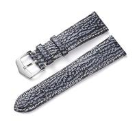 YSABVCP Leather Strap 22mm 20mm 21mm 19mm 18mm Pattern Wristband With Quick Release Spring Lever(Grey,21mm)