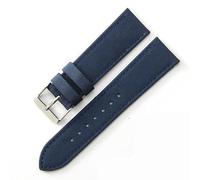 YSABVCP Leather Underskin Canvas Nylon Watchband Fit For Tissot Canvas Men Wrist 22 20mm(Blue-Steel-K1,20mm)