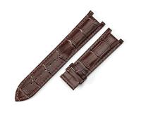 YSABVCP Men's Skin Friendly Watch Accessories Fit For GC Gucci Gc1333 GC1335 Concave Interface Cowhide Leather Waterproof Watchbands 20 22mm(Brownbrown-No buckle,22x13mm)