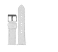 YSABVCP Nylon Watch Band Fit For Seiko No. 5 Street Overlord Limited Edition SRPF23 SRPF24 SRPF19K1/SRPF20K1 Nylon Cowhide Bottom Watchband(White line bk)