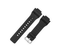 YSABVCP Replace Accessories Fit for Casio G-SHOCK Black Warrior AQ-S810W SGW-500H/400H/300H Silicone Waterproof Sports Men's 18mm Watch Band(Black-Steel-K5)