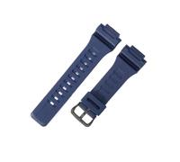 YSABVCP Replace Accessories Fit for Casio G-SHOCK Black Warrior AQ-S810W SGW-500H/400H/300H Silicone Waterproof Sports Men's 18mm Watch Band(Dark Blue-Black-K5)