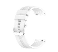 YSABVCP Silicone Wristband Strap Fit For Samsung Galaxy Watch 3 45mm SM-R840 Band Watchband Fit For Samsung Watch 46mm SM-R800 Bracelet(White,16mm)