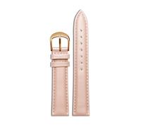 YSABVCP Soft Cowhide Watchband Fit For COACH Boyfriend Series First Layer Cowhide Bracelet Ladies Watch Fashion Color Watch Chain 15mm(Pink rk)