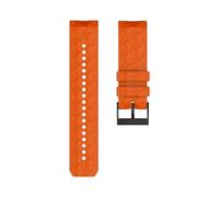YSABVCP Soft Silicone Watchband Fit For SUUNTO 9 Baro Strap 24mm Width Replacement Silicone Wristband Fit For SUUNTO Spartan/9 Baro Copper Strap(Orange)