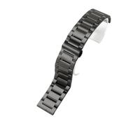 YSABVCP Suitable Fit for Citizen Meidu Fossil Strap Stainless Steel Watch Strap Solid Steel Belt Black Men 20 22mm(GD-01(MS)-Black,20mm)