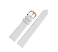 YSABVCP Ultrathin Spun Silk Fashion Bracelet Comfortable Universal 16mm18 20mm Width Fit For Flat Interface Sport Quick Release(White rose buckle,18mm)