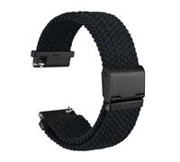 YSABVCP Woven Nylon Watch Band 18mm 20mm 21mm 22mm Quick Release Watchstrap Washable Bracelet For Men And Women(Black,18mm)