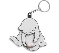 Ysaca Cat Interactive Keychain,Cat Play with Its Spinning Balls Funny Moving Pendant,Creative Pull-Out Cats Keychains Pendant, Gift for Kitty Lovers (White)