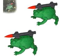 Ysaca Missile Toad Holiday Ornament, The Unique Gag Gift for Unforgettable Kissess, Christmas Toad Ornament, Fun and Memorable Gift Christmas Toad Ornament (2PCS)