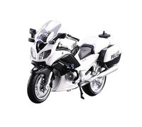YSAEDATY 1:18 BMW Yamaha Police Motorcycle Series Silvardo Original Authorized Motorcycle Model