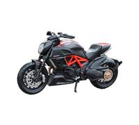 YSAEDATY 1:18 Ducati Diavel Carbon Alloy Motorcycle Model Die-cast Metal model Street Motorcycle Model