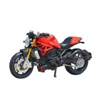 YSAEDATY 1:18 DUCATI Monster 1200S Alloy Racing Motorcycle Model Simulation Die Casting Metal Street Motorcycle