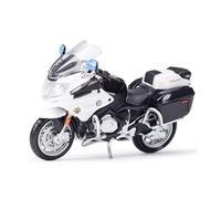 YSAEDATY 1:18 R1200 RT UK Police Die Cast Vehicles Collectible Motorcycle Model model