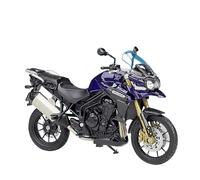 YSAEDATY 1/18 TRIUMPH Tiger Explorer Motorcycle Model model Car Collection Automobile Shock Absorber Off-road Motorcycle