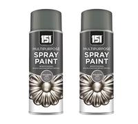 YSAMAX 151 Multipurpose Gun Metal Grey Metallic Spray Paint, Provides Long-Lasting Protection, Both Indoor And Outdoor Use, Easy-To-Use, 400 ML, (2PCS)