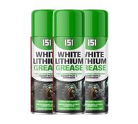 YSAMAX 151 White Lithium Grease Spray, Rust Protection, Long-Lasting Lubrication, Reduces Friction & Wear, Water- & Heat-Resistant Formula for Automotive, Industrial & Home Use, 400ml (3PCS)