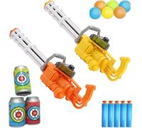 YSAMAX 2-In-1 Air G-U-N Blaster Toy for Kids, Spring-Powered Soft Bullet & Foam Ball, Lightweight Design & Comfortable Grip, Safe Outdoor Shooting Game Toy, Perfect for Boys &Girls