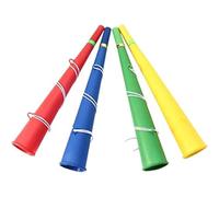 YSAMAX 36 CM Long Vuvuzela Horn, Party Woofer Stadium, Cheering Horn for Soccer, Football, Sports Events Party, Game Horn Loud Sound, Plastic Horn Toy, Pack of 6