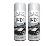 YSAMAX All Purpose Auto-Extreme Spray Paint, Boast a Stunning Appearance, Long-Lasting Durability, Effortless Excellence, White Primer, 250 ML (2PCS)