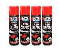YSAMAX All Purpose Auto-Extreme Spray Paint, Boast a Stunning Appearance, Long-Lasting Durability, Effortless Excellence, Red Primer, 250 ML (4PCS)