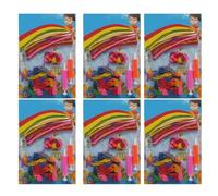 YSAMAX Balloon Modelling Kit With Pump, Fun Magic Balloon Creations, Endless Creativity And Fun, Enhances Fine Motor Skills, Hand-Eye Coordination, Perfect for Parties, (6PCS)
