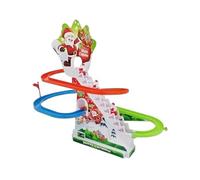YSAMAX Christmas Santa Race Track Play Game Toy Set, LED Light Music Sound Snow Climbing, Promoting Hand-Eye Coordination And Imaginative Play, Gift Idea For Kids