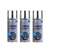 YSAMAX Chrome Effect Gloss, Multi-Purpose Aerosol Spray Paint, Quality Mirror Finish, Fast-Drying Paint, Perfect For Interior & Exterior, 400ML (3 Pack)