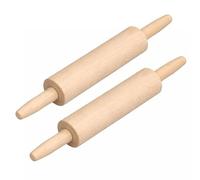 YSAMAX Dough Rolling Pin, Traditional Design, Smooth Finish, Ergonomic Grip, Durable Construction, Versatile Baking Tool, Easy Care, Ideal for Rolled Roti, Chapati, Bread & Paratha (Pack of 2)