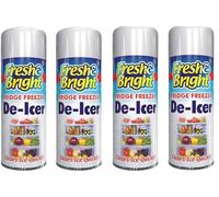 YSAMAX Fridge Freezer De-Icer Spray, Quick Ice Remover, Restore Cooling Efficiency, Fast Defrosting, Ideal for Fridge, Upright & Chest Freezers & Kitchen Appliance Maintenance, Pack of 4, 200ml