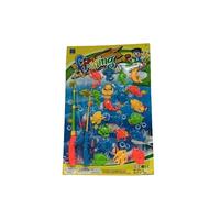 YSAMAX Magnetic Fishing Play Set, 20 pcs Aquatic Creatures, Outdoor Plastic Floating Fish, Bathtime Pool Toy For 3, 4, 5, 6, Perfect Learning Combo, Multiple Player Game, Portable And Fun