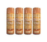YSAMAX Metallic Copper Spray Paint, Quick Drying Bright Finish, Versatile Uses, Long-Lasting, Stunning Visual Effect, Easy Application, 200 ML, (4PCS)
