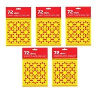 YSAMAX Plastic Shot Disc Cap Sheets, Refill Rings, Fun Loving, Durable Construction, Perfect for Parties & Role Play, Lightweight, Compact Design, Ideal for Little Kids (5pcs)