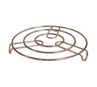 YSAMAX Stainless Steel Chrome Trivet, Round Table Ring Set, Trivet Holder Kitchen, Table Ring, Kitchen Heat Resistant Hot Pan Round Steamer Rack (1PCS)