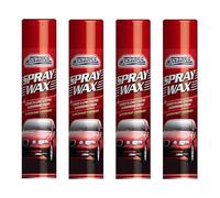 YSAMAX Superfast Spray W-a-x, High Gloss Shine, Leaves Streak-Free, Non-Greasy, Effective, Long-Lasting Efficiency, Suitable for All Cars, Motorcycles & Scooters (4 pcs)