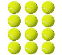 YSAMAX Yellow Tennis Balls, Practice Tennis Balls With Portable Mesh Carry Bag, Ideal For Sports, Pet Play, Dog Training, Throwing Machine, Soft Touch, Heavy Duty, 12 PCS