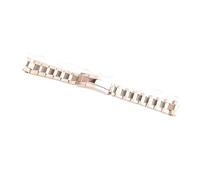 YsangTergm 20/21mm Solid Stainless Steel Curved End Watch Band for Rolex Submariner, Heavy Duty Replacement Bracelet with Oyster Style Clasp(R golden-polishing,21mm-With Logo)