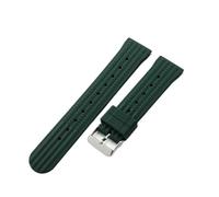 YsangTergm 20/22MM Rubber Waterproof Waffle Universal Watch Band