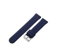 YsangTergm 20/22MM Rubber Waterproof Waffle Universal Watch Band