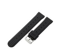 YsangTergm 20/22MM Rubber Waterproof Waffle Universal Watch Band