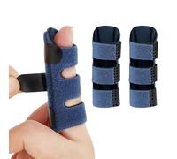 YSAOAKA 2 Pcs Finger Splint, Adjustable Trigger Fingers Splint, Finger Splints for Arthriti for Bent Broken Thumb Immobilization Straightening & Arthritis Pain Relieve (Blue)