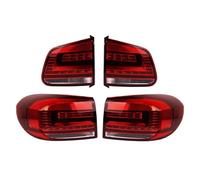 YSASFZX Car Tail Lights For VW For Tiguan 2013 2014 2015 2016 LED Car Rear Bumper Tail Light 1 Set Taillight Assembly Reverse Stop Brake Brake Tail Lights