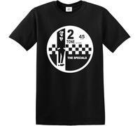 YSAWX 2 Tone Records The Specials Retro Music T-Shirt SKA Northern Soul Reggae Top Black