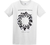 YSAWX Nothing But Thieves Wake Up Call 100% Cotton Mens Tshirt White