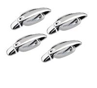 YSBVBLRMRV Car Outside Door Handle Cap for A1 2010-2017 Carbon Fiber Chrome Door Handle Cover Car Trim Stickers Styling Accessories(6)