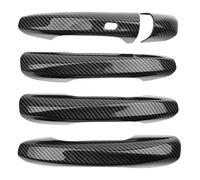 YSBVBLRMRV Car Outside Door Handle Cap for Benz for GLA GLB GLC GLE 2016-2021 Right Driver Full Coverage No Hole Door Handle Pull Cup Anti-Scratch(1 Smart Carbon Fiber Pattern)