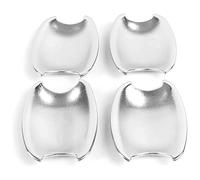 YSBVBLRMRV Car Outside Door Handle Cap for IX35 2009-2017 Single Hole Dual Smart Door Handle Decoration Bowl Anti-Scratch Modification Car Guard(Small Door Bowl Plating)