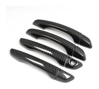 YSBVBLRMRV Car Outside Door Handle Cap for O&pel for Grandland X 2017-2021 Styling Accessories Chrome Carbon Fiber Car Door Handle Cover Trim Sticker(Carbon B)