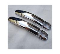 YSBVBLRMRV Car Outside Door Handle Cap for VW Polo MK5 6r 6c 2011-2017 Chrome Car Door Handle Cover Trim Styling Russian Version Accessories(C1)